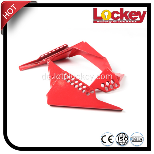 LOCKEY gehärtete Stahl Sicherheits-Kugelhahn-Verschluss-Geräte